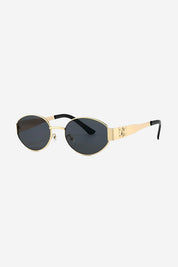 “Le Soleil” Sunglasses – Noir & Gold