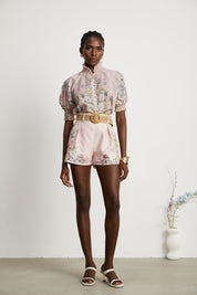 Janelle Rosé Floral-Print Matching Set