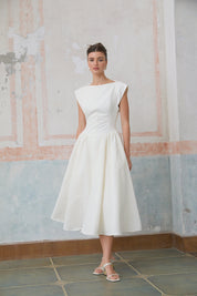 R&S Structured Midi Dress