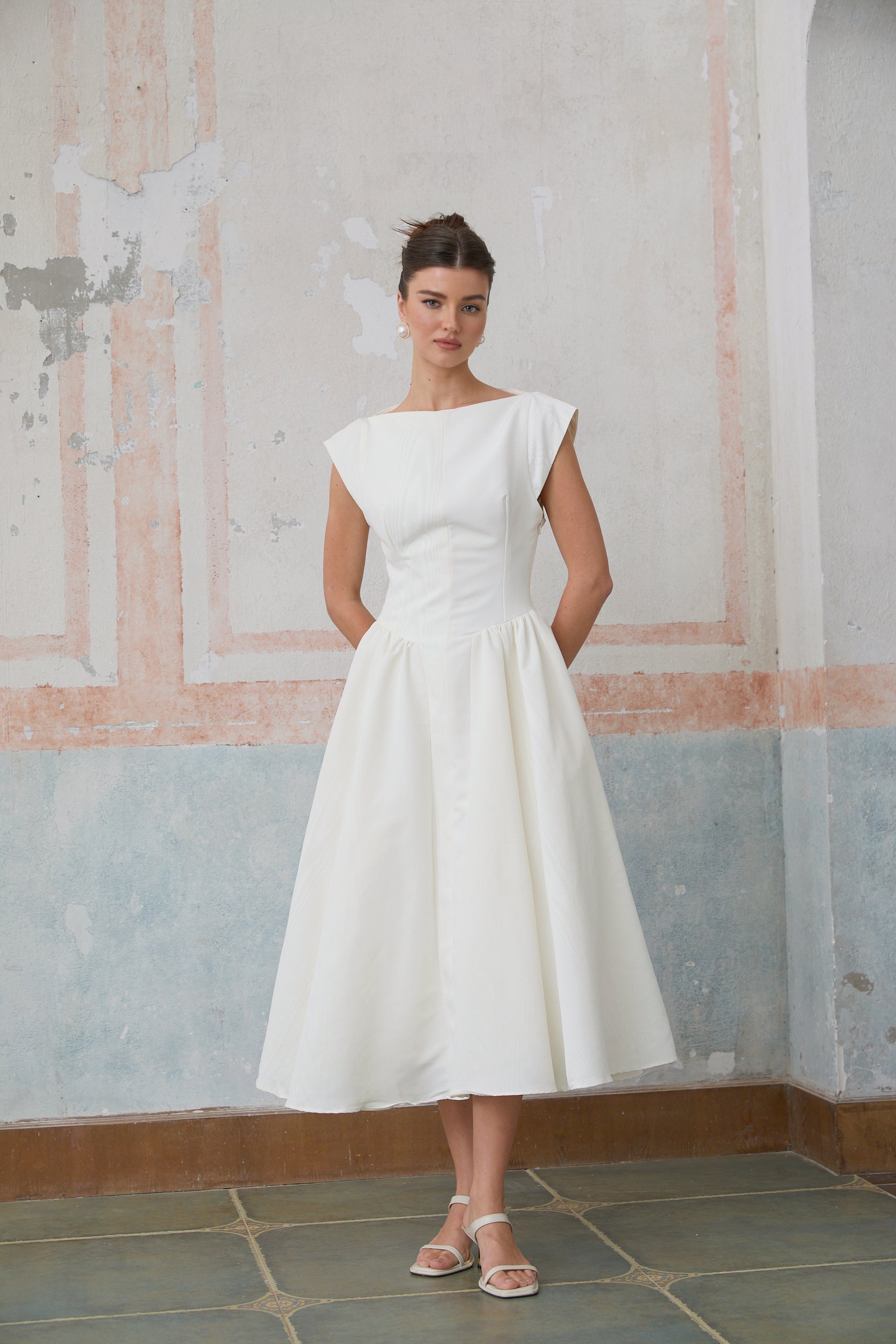 R&S Structured Midi Dress