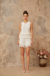 Solène Ivory Crochet Set