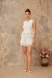 Solène Ivory Crochet Set