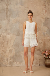 Solène Ivory Crochet Set