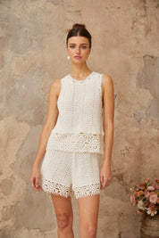 Solène Ivory Crochet Set