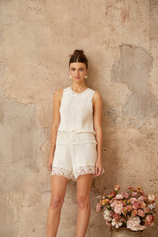 Solène Ivory Crochet Set