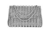 "Étoile" Handbag – Silver Sparkle
