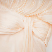 Céleste Ivory Pleated Mini Dress