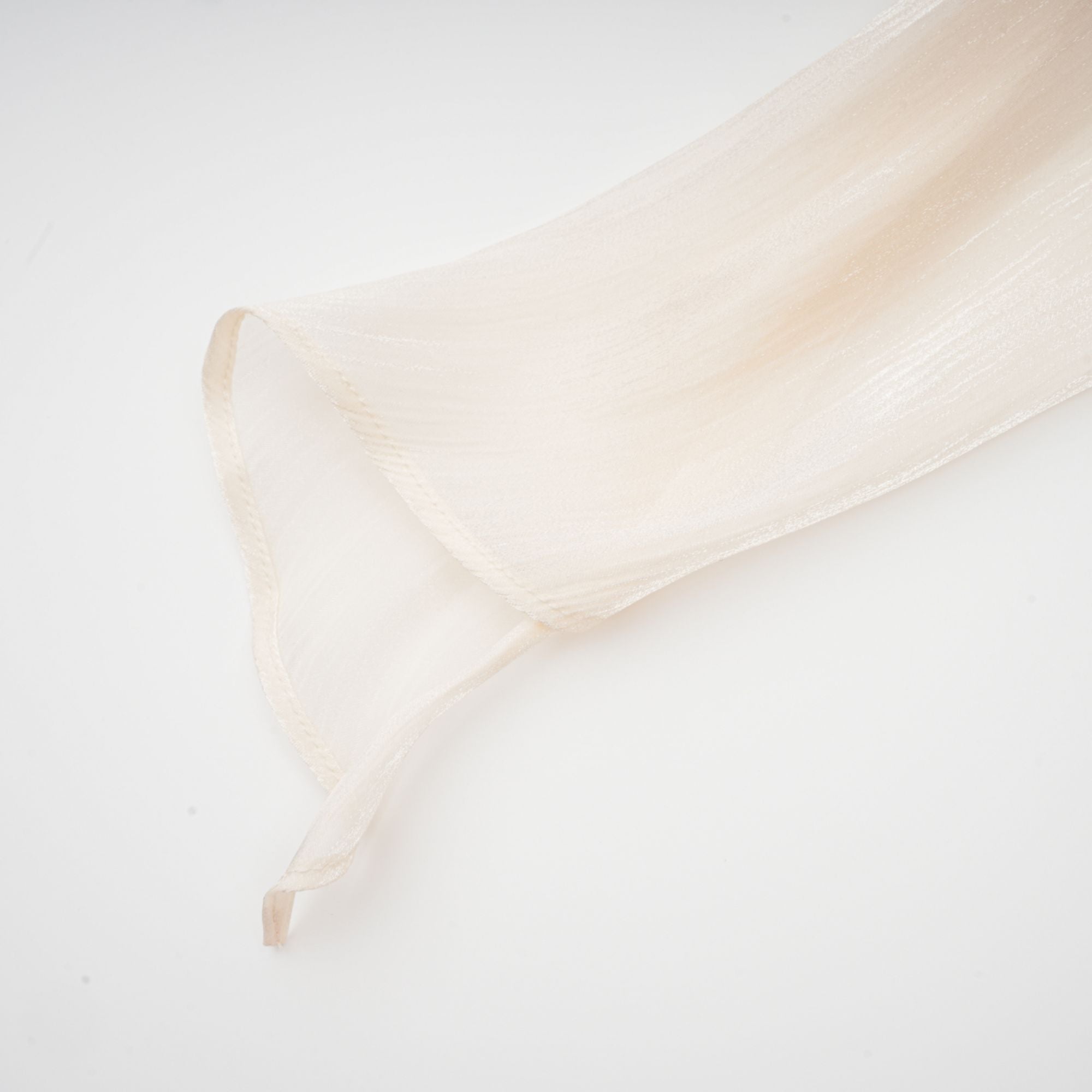 Céleste Ivory Pleated Mini Dress