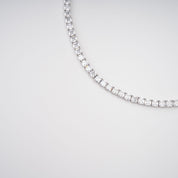 "Éclat" Crystal Necklace – Silver