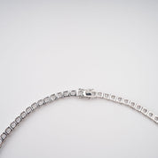 "Éclat" Crystal Necklace – Silver