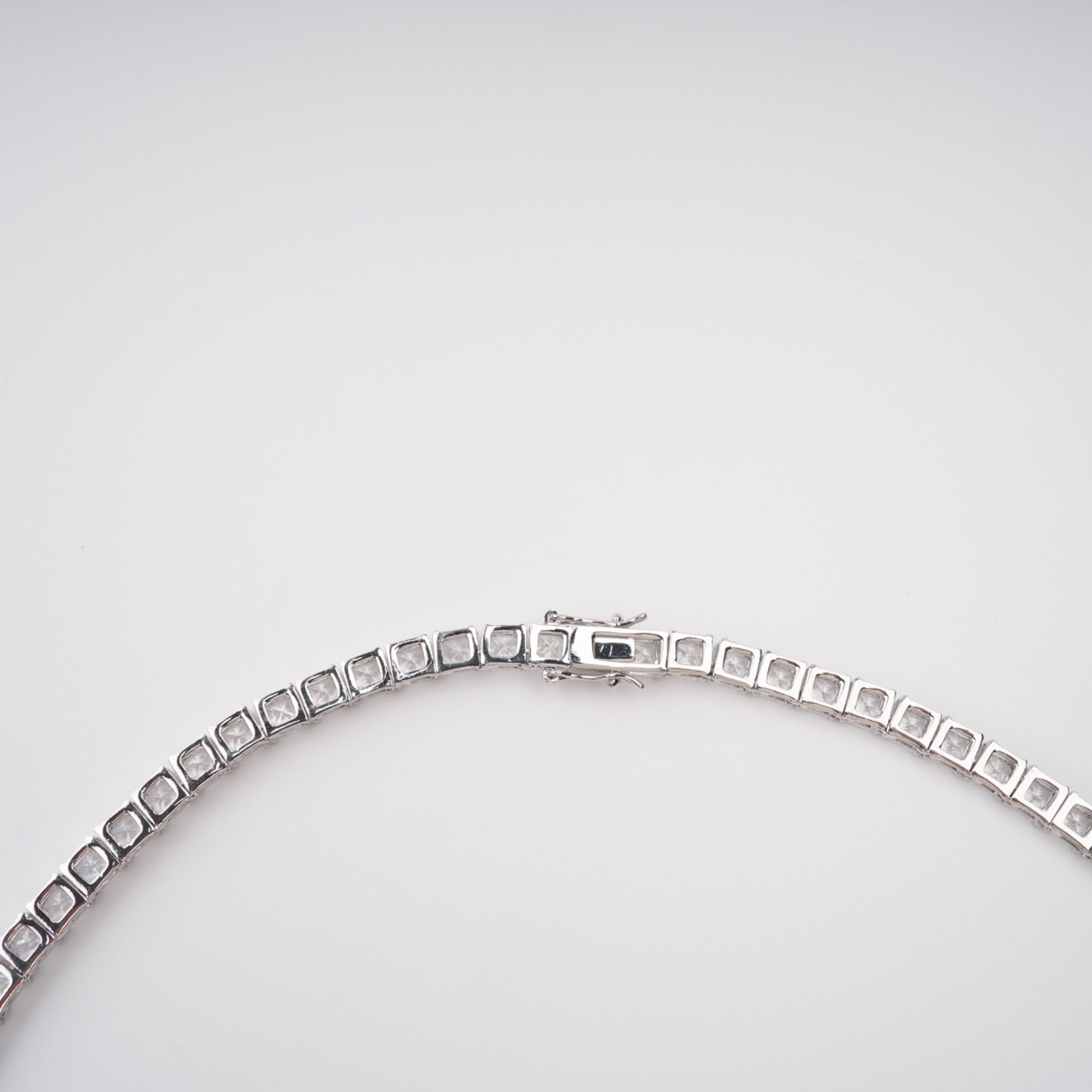 "Éclat" Crystal Necklace – Silver