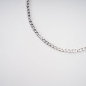 "Éclat" Crystal Necklace – Silver