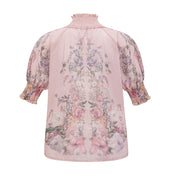 Janelle Rosé Floral-Print Matching Set