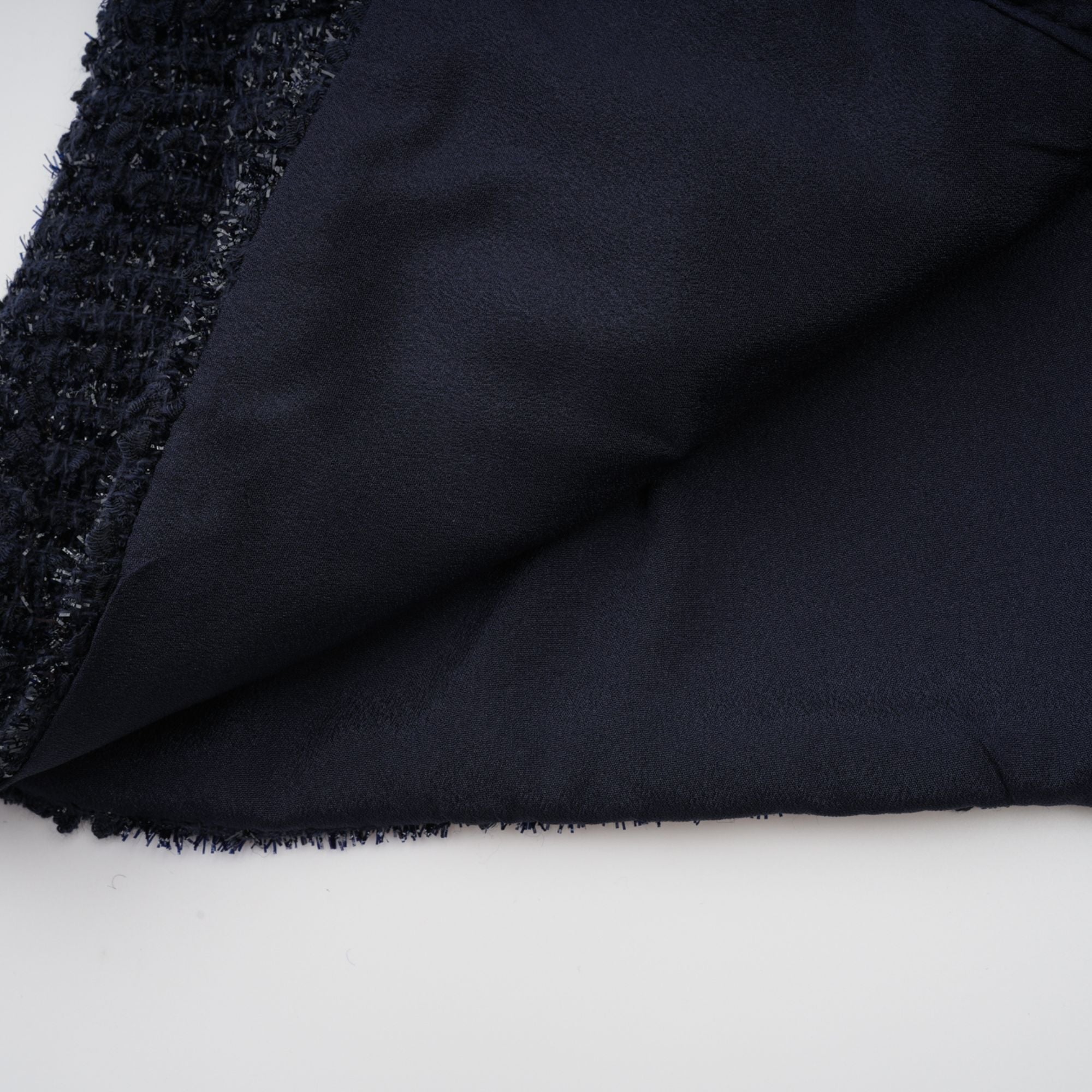 R&S Navy Textured Maxi Dress