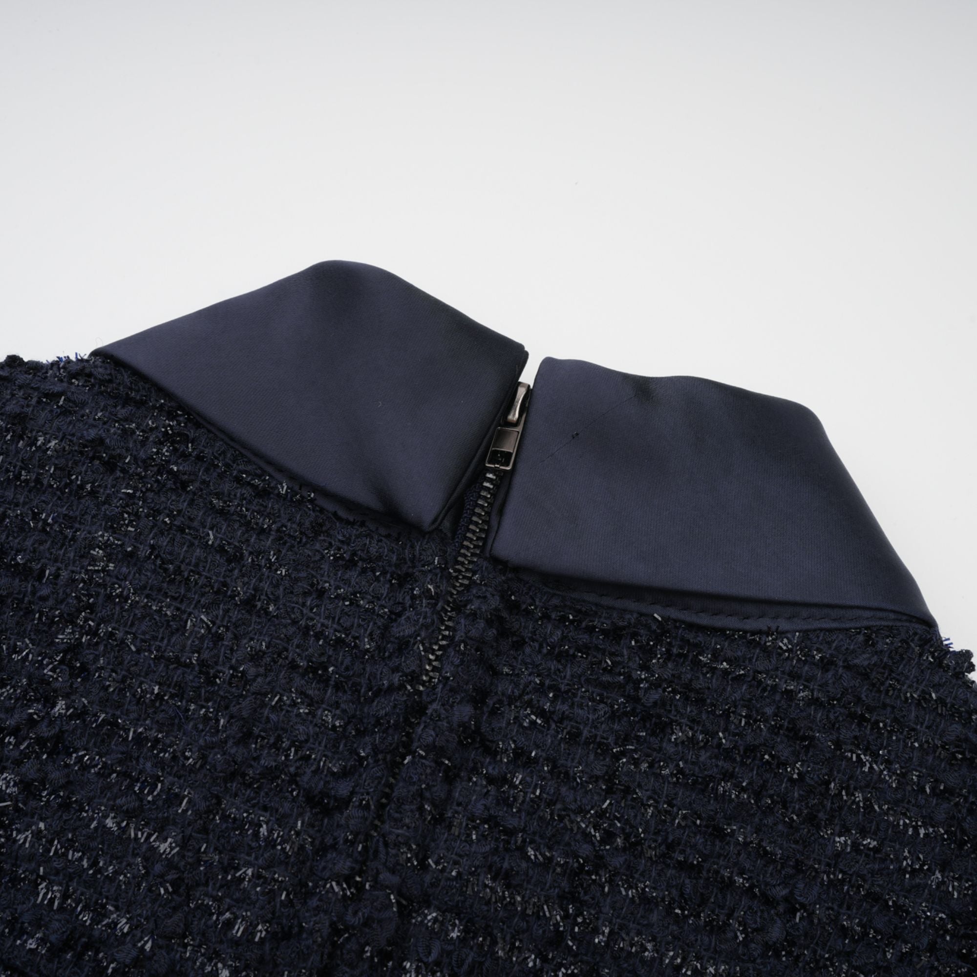 R&S Navy Textured Maxi Dress