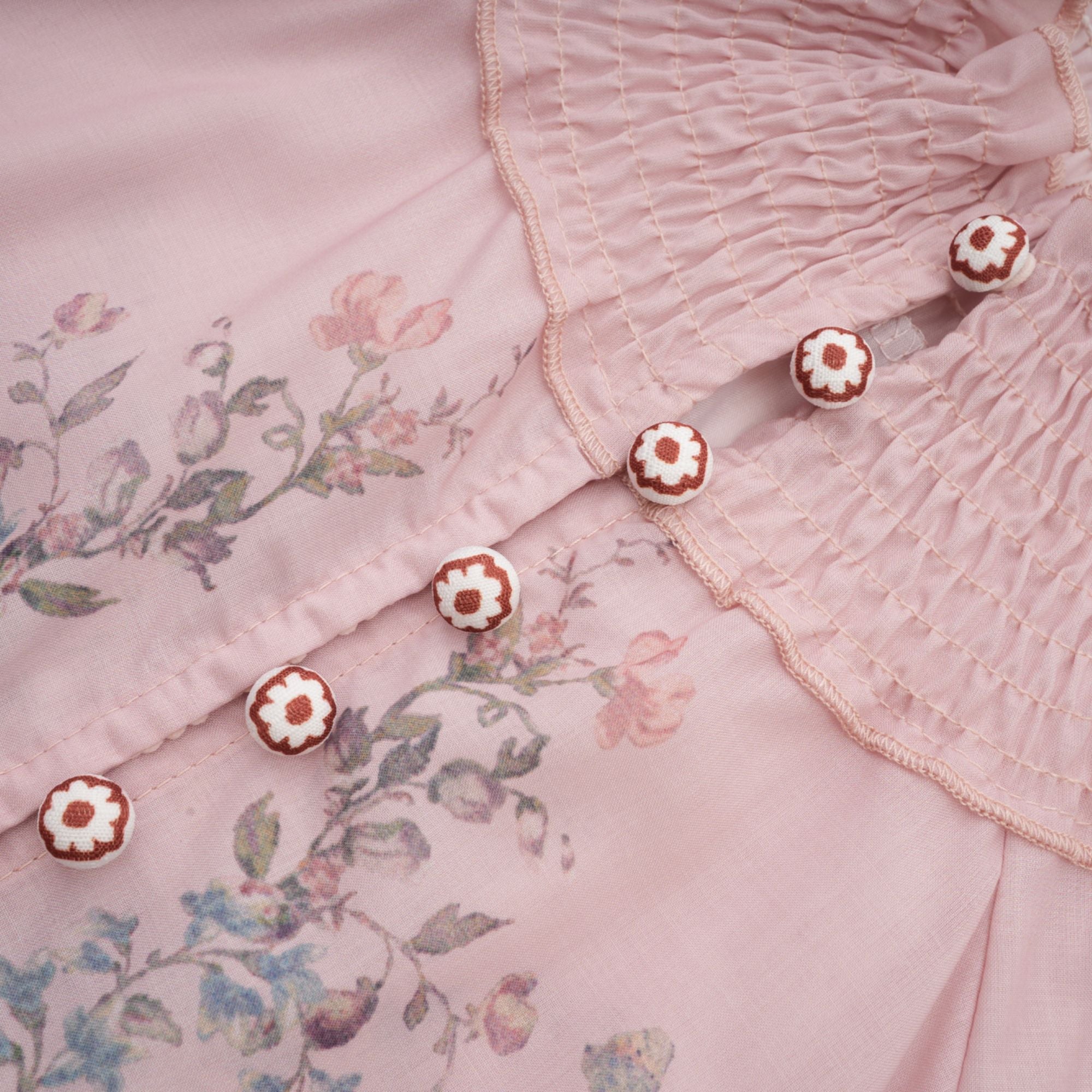 Janelle Rosé Floral-Print Matching Set