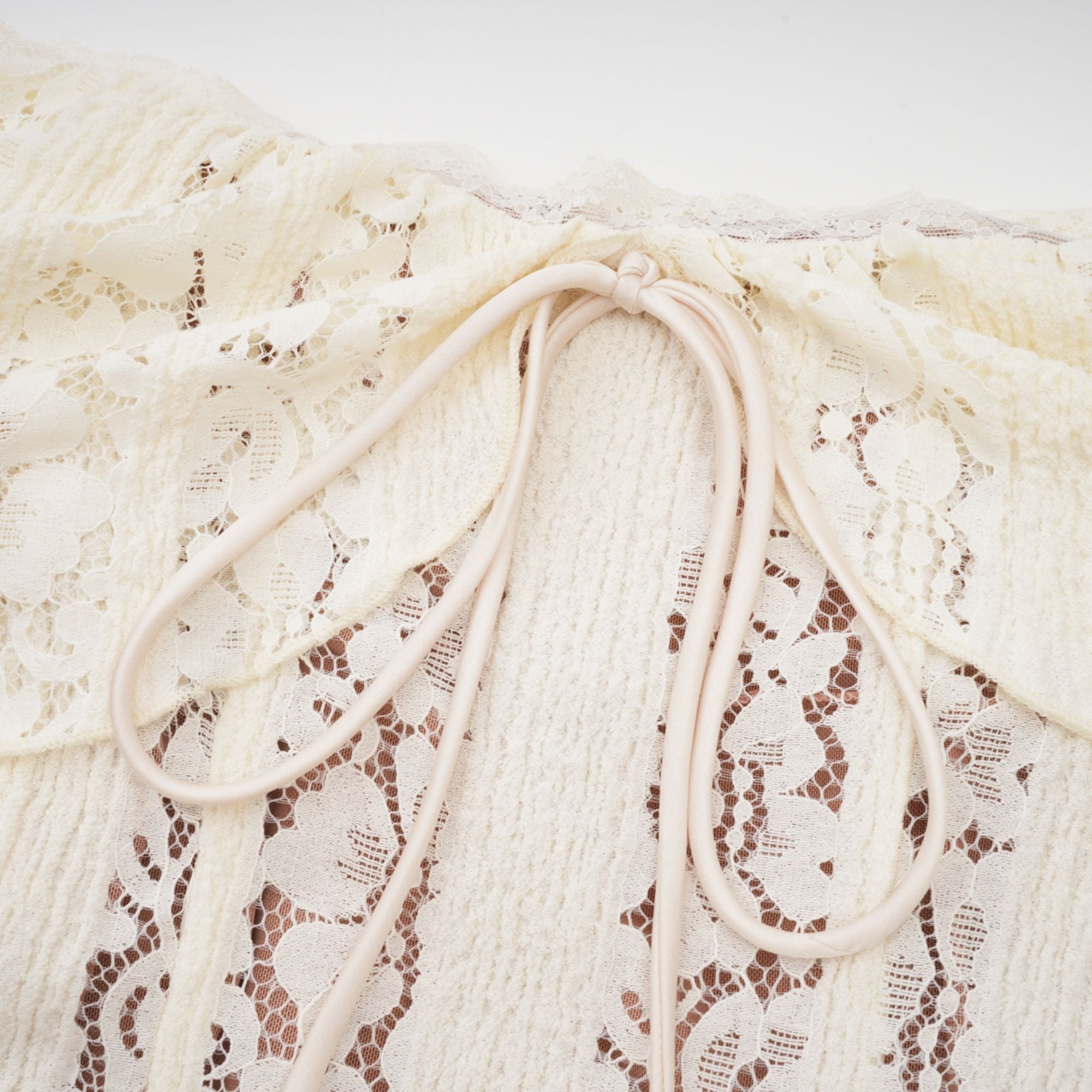 Emeline White Floral Lace Maxi Dress