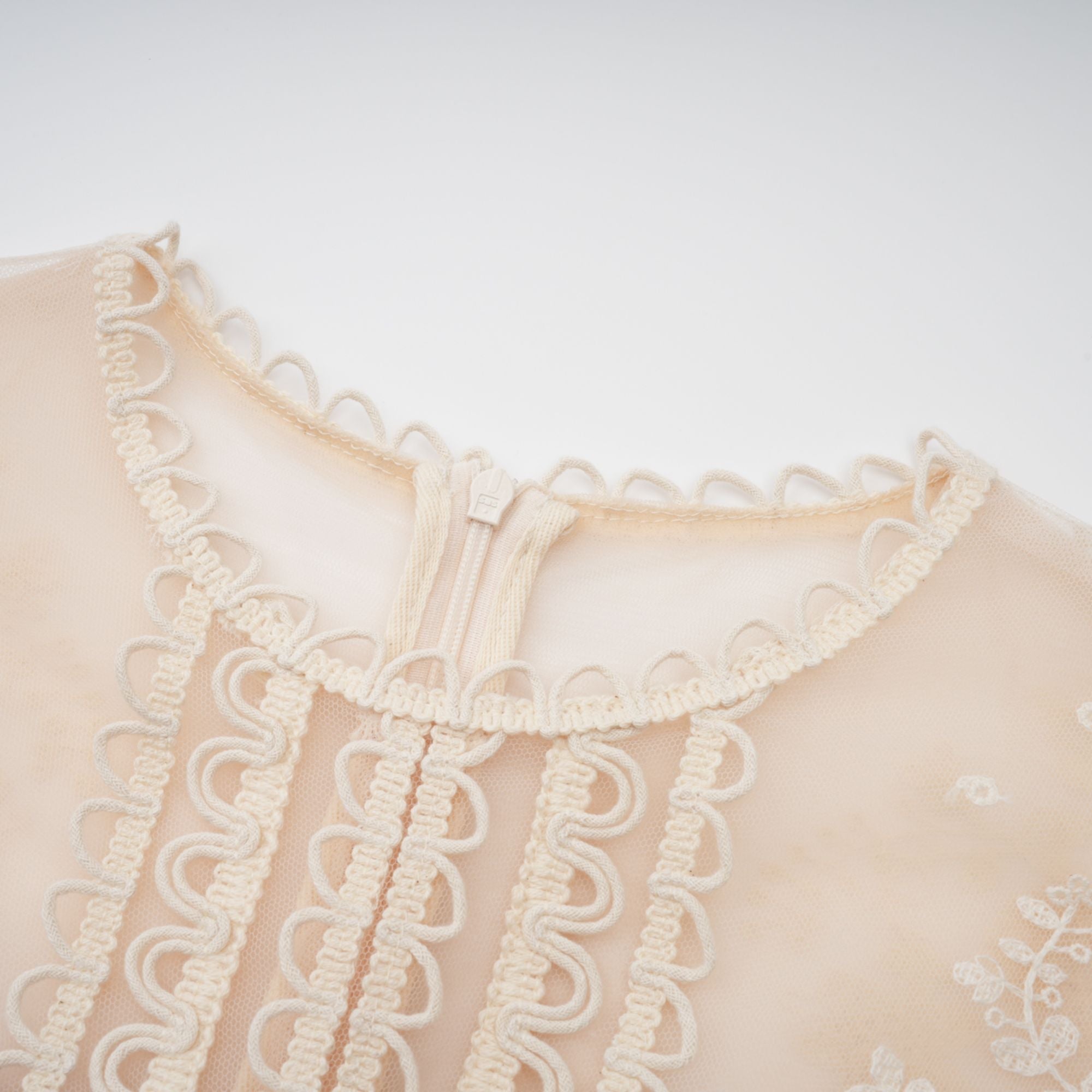 R&S Embroidered Midi Lace Dress