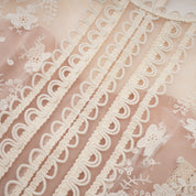 R&S Embroidered Midi Lace Dress