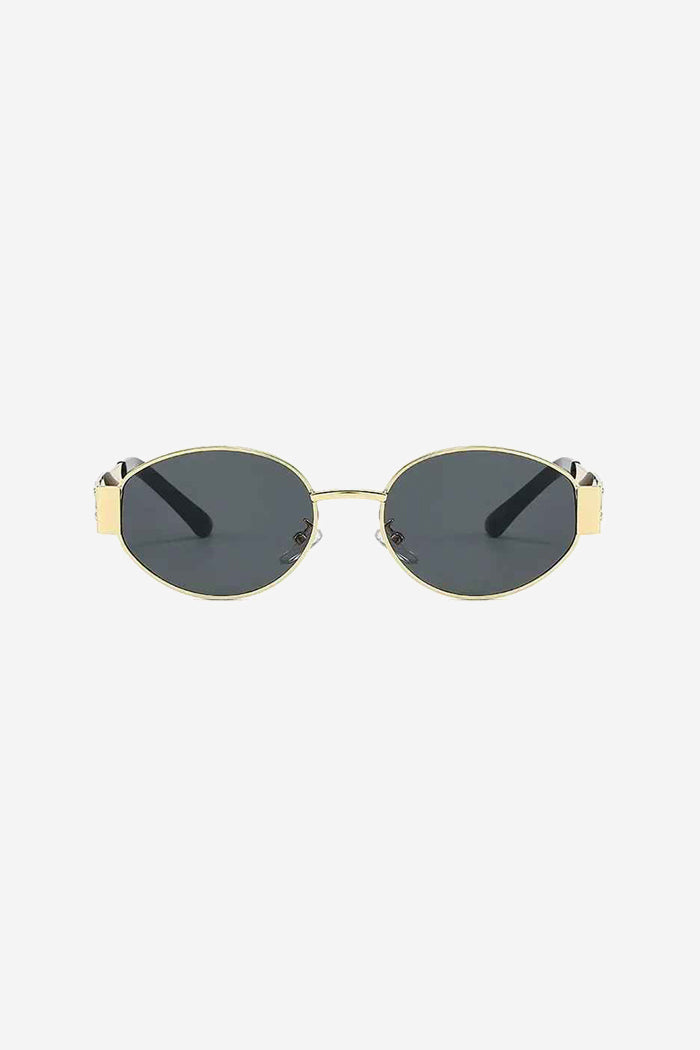 “Le Soleil” Sunglasses – Noir & Gold