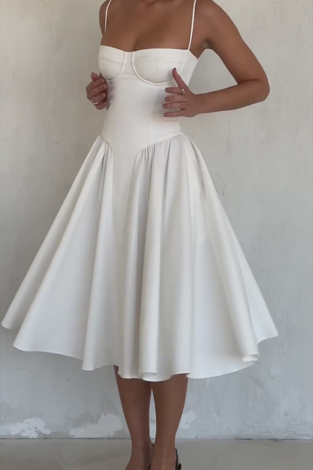 Monaco Corset Midi Dress