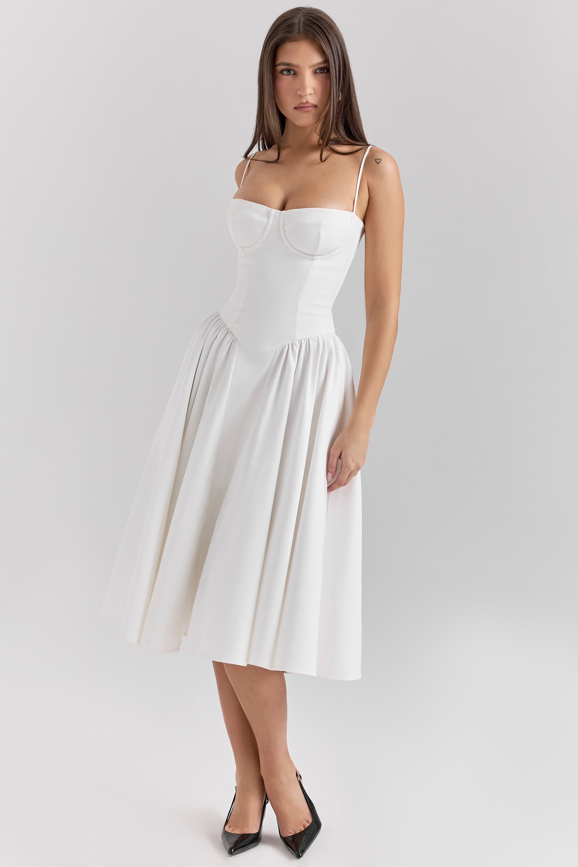 Monaco Corset Midi Dress