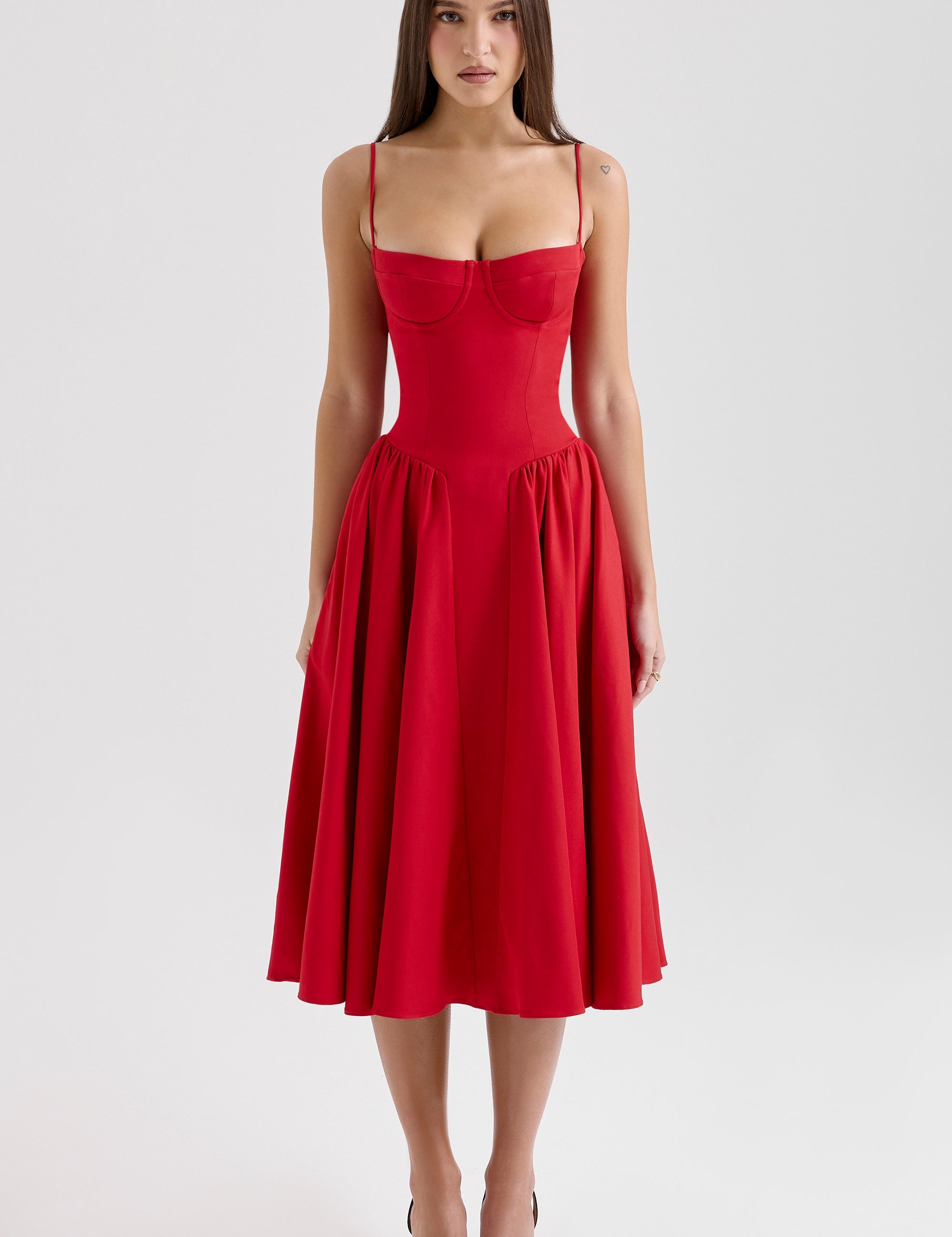 Monaco Corset Midi Dress