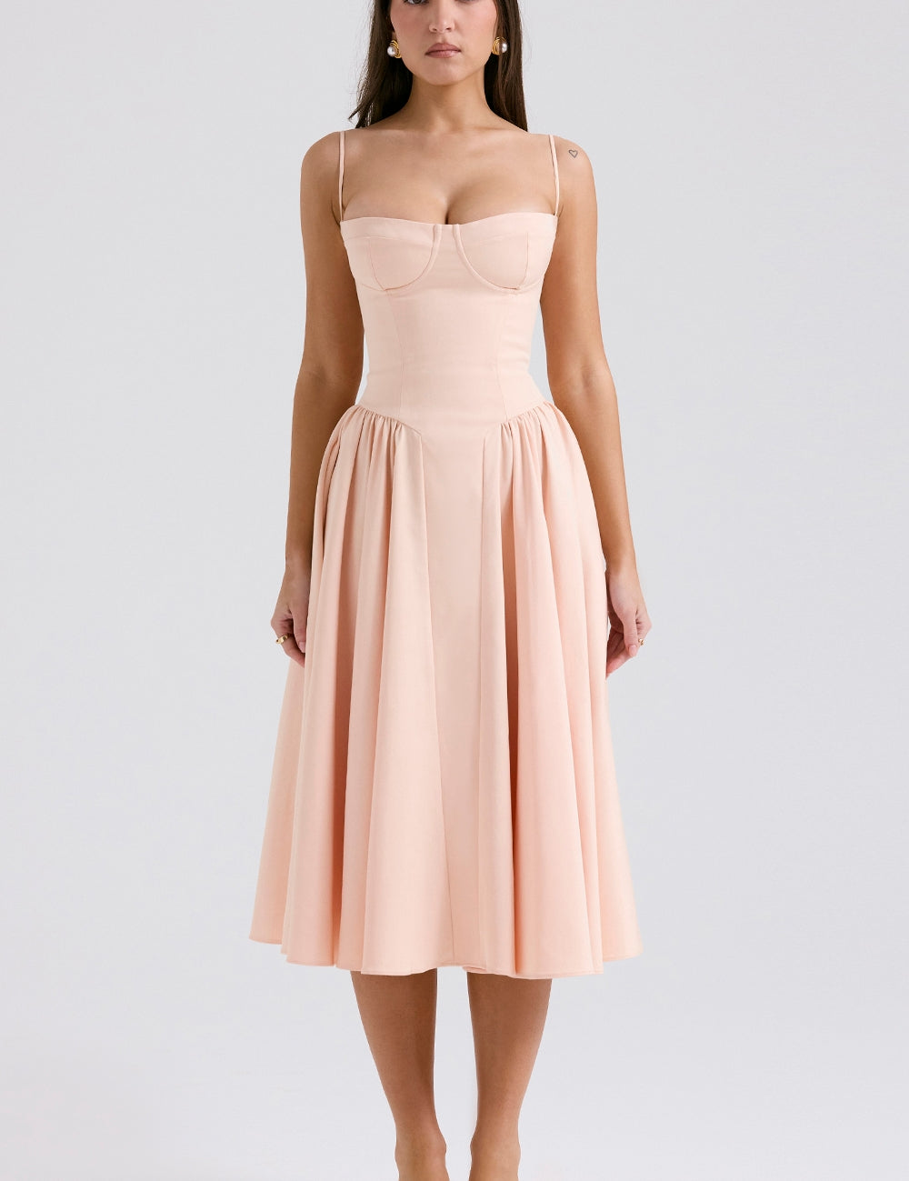 Monaco Corset Midi Dress